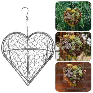 Planters Wrought Iron Succulent Flower Pot Planting Gardening Succulents Flowerpot Outdoor Hanging Planters Tillandsia Pots Small