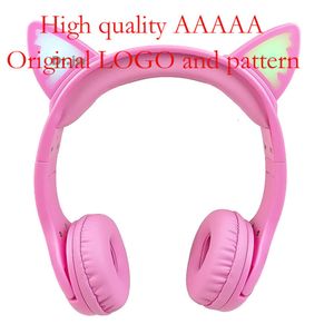 Earphones Can Emit Cat Ear Light, Wireless Bluetooth Headset, Foldable Children's Cute Earphones