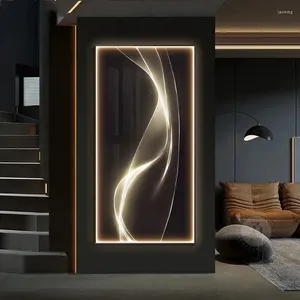 Lampa ścienna nowoczesne kreatywne wnętrze mural salon sypialnia jadalnia el lobby schodowe dekoracje LED lampy LED