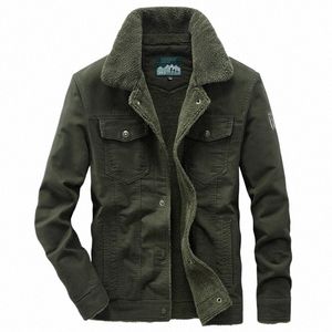 6XL 7XL 8XL Spessore caldo inverno militare in pile Cargo giacca maschile 100% cott Casual Air Force Flight Jacket abbigliamento uomo d5vq #