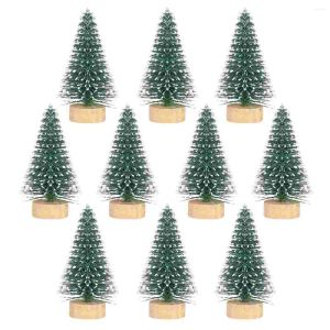 Christmas Decorations 5Cm Mini Tree Desktop Miniature Pine Diy Ornament For Home Year Party Bar Decoration Navidad Drop Delivery Garde Dh1Nr