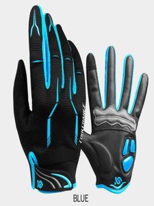 قفازات ركوب الدراجات الشتوية تلمس SN Gel Sport Road Rochproof Cloy Finger Finger Bicycle Glove for Men Woman2251187