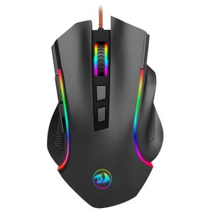Mice Redragon M607 RGB Wired Gaming Mouse Ergonomic Mouse Programmable with 7 Backlight Modes up to 7200 DPI for Windows PC Gamers