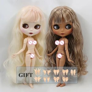 ICY DBS Speciale bambola Blyth 16 bjd corpo nudo con viso opaco capelli colorati lucidi ragazza ragazzo giocattolo regalo 240313