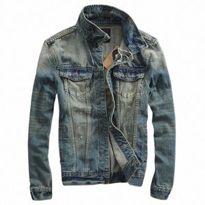 Весна и осенняя мужская джинсовая куртка молодежь корейская версия из стройной куртки для джинсовой одежды TIDE E70L#