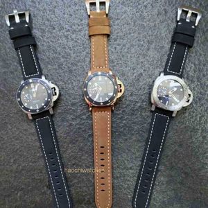 남성의 고급 시계 기계식 손목 시계 Panerrais 다기능 디자이너 시계 고품질 사파이어 대형 직경 시계 91pt