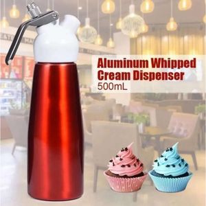 Molhos Manteiga 500ml Dispensador Sobremesa Café Whipper Liga de Alumínio Creme Fabricante de Espuma Bolo Ferramentas Mar Fy4413 0312