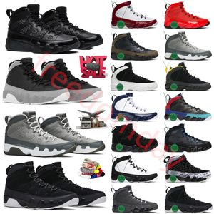 Trenerzy Jump Man 9s Buty koszykówki 9 Cool Grey Fire Red Red Pack Hoded Anthracyt Dark Węgiel Uniwersytet Złota Space Jam Pack Białe Czarne Rozmiar 13