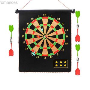 Darts Magnetic Dart Board Set Rollup Durable Educational Toys Wall Hanging Outdoor Indoor Party Games Kids Adults Family 24327