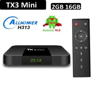 TX3 Mini Android 100 Box 2 ГБ ОЗУ 16 ГБ ПЗУ Allwinner H313 Четырехъядерный ТВ-приставка Интернет 4K Wi-Fi VS Mxq pro8755935