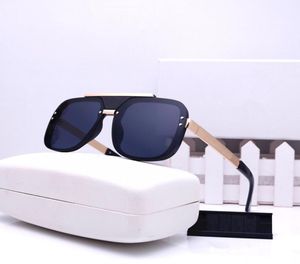 Vintage solglasögon för män mode lyxiga kvinnor solglasögon UV -skydd sommarögon med Box2176753