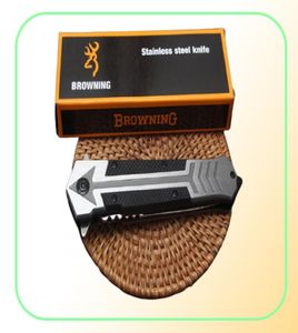 Browning f130 taktik katlanır bıçak hızlı bir şekilde açılır g10 çelik sapı ve flişler EDC açık av av bıçağı hayat kurtarıcı Knif2043692