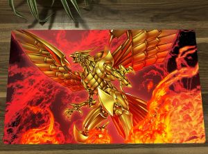 Pads YuGiOh The Winged Dragon of Ra TCG Mat Anime Trading Card Game Mat CCG Playmat Mouse Pad Desk Mat 60x35cm Free Bag