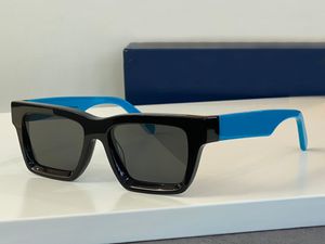 Chunky Square Sonnenbrille Blau Schwarz/Dunkelgrau Männer Frauen Sommer Sonnenbrillen Lunettes de Soleil Gläser Occhiali da sole UV400 Brillen