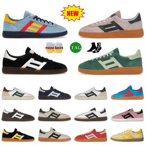 2024 Designer Mocassini bassi Piattaforma Pallamano Spezial Scarpe causali Sneakers da donna Classico Nero Gum Offs Collegiata Verde Nuvola Bianco Trasparente Rosa Uomo Lusso Dhgate