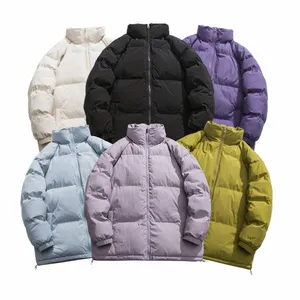 Mężczyźni Bubble Kurtki Zima Nowa solidna jakość Outdood Winterproof Windown Cott Man Puffer Płaszcze Homme Custom Z9gk#