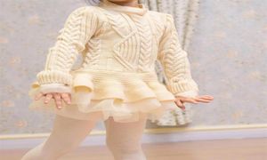 Kızlar 3 ila 7 yıl moda kazak bebek çocukları bahar sonbahar sonbahar kış tutu kıyafetleri bütün butik kazak giyim 5bb406ts29218i7711647
