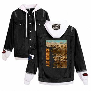 asteroid City 2D Denim Jacket South Side Serpents Streetwear Tops Women Harajuku Denim Clothing Female q70E#