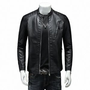 Hot Selling White Men 2022 Faux Leather Jacket Motorcykel Jaqueta de Couro Masculina Outwear Male Pu Coats 5xl M8FM#