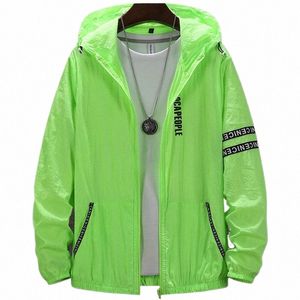 sommarhudrockar män ultraljus uv sun skyddar stor storlek huva vindbrytare jacka män randig avslappnad outwear 8xl 9xl s9dm#