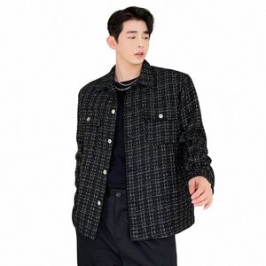 luzhen Stylish Checked Blazer 2024 Jacket Korean Elegant Casual Men's Persality Trendy Handsome Original Male Coat New 3b7a5c z4Su#