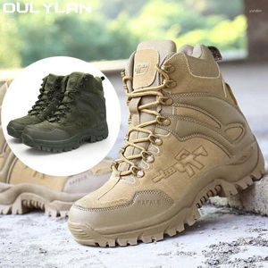 Fitnessschuhe Männer Frauen Klassische Wüste Armee Klettern Wasserdichte Stiefel Arbeit Sicherheit Männlich Outdoor Camping Kampf