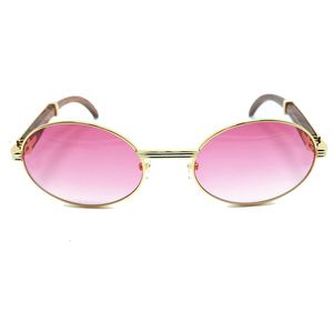 RABATT 70 % Rosa runde Sonnenbrille für Männer Marke Designer Sunglass People Wood Eyeware Frauen Fingerwear Gla 5A5P9576976