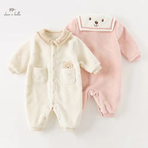 Dave Bella Baby Jumpsuit Romper 출생 크리퍼 가을 겨울 소년 소녀 패션 캐주얼 사랑스러운 만화 DB4237362 240313