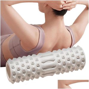 Blocos de Yoga Eva Média Densidade Músculos Mas Ferramenta Voltar Espuma Rolo Tecido Profundo para Alongamento Exercício Relax Treinamento Drop Delivery Spor Dhkwh