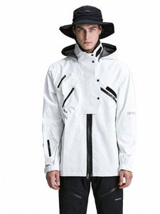 enshadower 22AW Fi Functial Men's Outdoor Mountain Tech Coat Hooded Techwear Jacket Waterproof Windproof cyberpunk s2er#