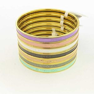 H armband lågpris koreanska smycken med graverade 18k guld titanstål kvinnors tan h familj Nya armband