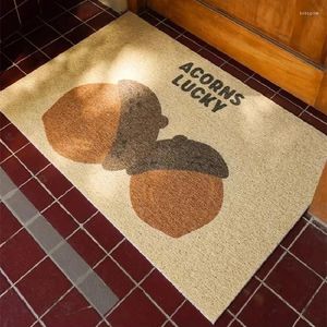 Tappeti tappeti per porte della porta della seta per la seta per le tappeti per la seta del corridoio di ingresso della camera da letto semplice tappeti tagliabili non slip