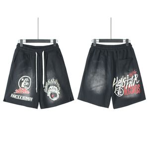 Erkek Tasarımcı Spor Şort Yaz Erkek Erkek Kadın Kısa Pantolon Mektup Elastik Bel Drawstring Sweetpants Hiphop Moda