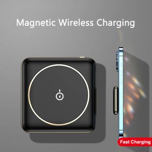 Chargers Manyetik Kablosuz Şarj Cihazı Güç Bankası 10000mAh iPhone 14 13 12 Pro Max Mini Taşınabilir Şarj Cihazı Harici Pil Paketi Powerbank