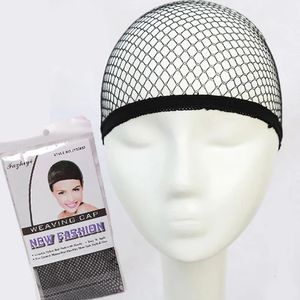 Nylon Mesh Weaving Black Wig Hair Net with Elastic New Fashion Hairnet Mesh Wig Caps Weaving Wig Cap Hairnets for Women