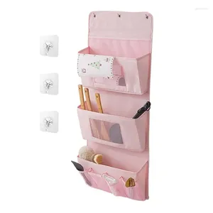 Sacos de armazenamento Organizadores de porta e organizador de sala de grande capacidade Bolsa de montagem em parede Suporte de animais de pelúcia