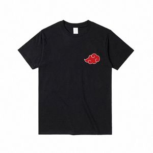 ジャパンアニメクラウドシンボルプリントメンズTシャツストリートウェア半袖Tシャツ2021男性女性特大のティートップスポーティM948＃