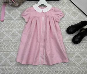 Nowy projektant ubrania dla dzieci sukienki dziewczynki pusta koronkowa koronkowa design dziecięce spódnica dziecięca rozmiar 110-150 cm sukienka księżniczka 24MAR