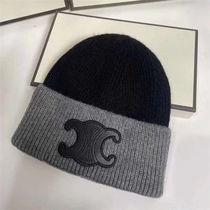 cappelli firmati ce cappello cappelli firmati cappello ce cappello lavorato a maglia in cashmere cappello freddo cappello di lana arco caldo moda ragazza cappello caldo cappelli beanie cappello lavorato a maglia unisex regalo di natale nuovo R4XZ