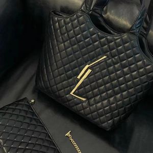 Bolsa de compras Icare Maxi Sacola de compras de grandes dimensões Bolsas de grife Moda Mulheres Sacos de compras Top qualidade grande ombro couro genuíno alto saco de axilas