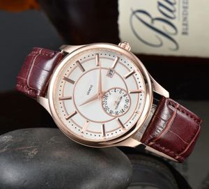 2024 Neue Herrenuhren Luxus-Wistwatches Mode Schwarzes Zifferblatt mit Kalender-Bracklet-Verschluss Master-Quarz-Herrenuhr Relogio Masculino Paaruhren tingbao882