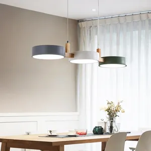 Taklampor Modern matsal LED Pendant Lamp Minimalist Style Chandelier Cafe Bar Dekorativt ljus inomhus