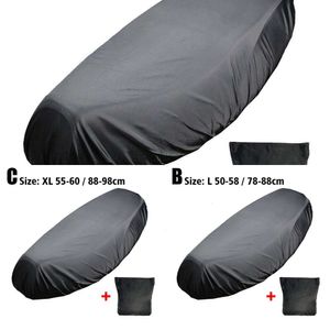 Upgrade Universal Rain Seat Flexible Waterproof Saddle 210D Cover Black Dust Sown Motorcycle Sun Protect UV Access M7f9 Upgrade