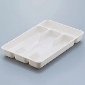 NOWOŚĆ 2024 SEPARACTING SIEMOWANIE Pudełko Przechowywanie Ekologiczne Pp Pp Tray Spoon Knife Fork Cutlery Organizer Box Pudełka szuflady kuchenne Organizator