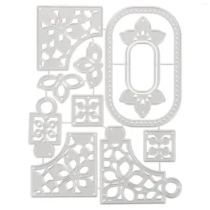 Garrafas de armazenamento po diy scrapbook metal aço carbono morrer gravação em relevo corte para artesanato manual pastas de gravação dados estêncil