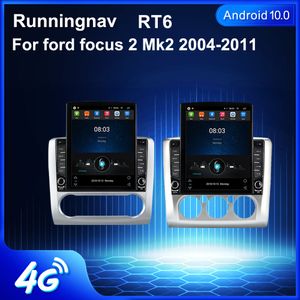 9.7" New Android For ford focus 2 Mk2 2004-2011 Tesla Type Car DVD Radio Multimedia Video Player Navigation GPS RDS No Dvd CarPlay & Android Auto