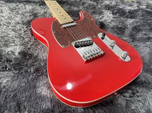 China Electric Guitar, Red Color, Factory Direct Sales, kan anpassas, gratis frakt