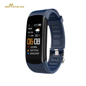 Trackers fitness armband ip67 vattentät sport fitness tracker blodtryck hjärtfrekvens pedometer smart band se för Android för iOS