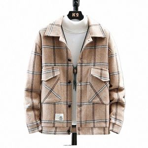 glacialwhale Cargo Pockets Coat Plaid 2021 New Patchwork Keep Warm Mens Winter Jacket Men Windproof Casual Parkas Jacket For Men J0rh#