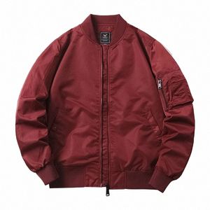 Wiosenna zima męska MA-1 Bomber Kurtka lotnicza Pilot Pilot Pilot Pilot LG Solid Hip Hop Baseball Jackets Streetwear 2023 I9fm#